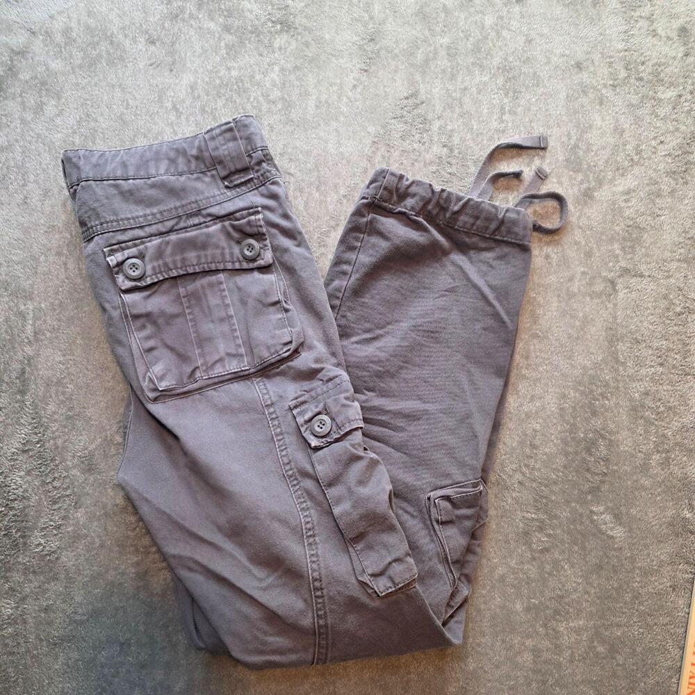 Match Cargo Pants Mens 32x32 Gray Regular Fit Straight Leg Workwear Pockets